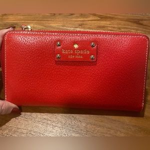 Kate Spade Wellesley Neda Wallet Red
